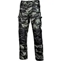Lahti Pro Pantalon Moro Moro Vert avec renforts, XL, CE, Lahti brand