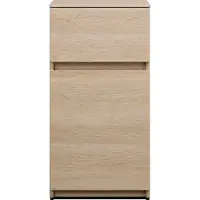 Burgbad Lin20 Armoire basse, 2 tiroirs, 400x357x780mm, USJG040F5355