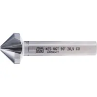 PFERD HSSE Co5 Fraises coniques à chanfreiner et à ébavurer 90° Ø 20,5 mm Ø de tige 10 mm DIN 335 C à pas (63 mm)