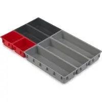 Joseph Joseph Tiroir Organisateur Joseph Joseph Duo Drawer Organiser Set Gris (7-pièces)