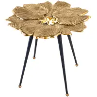 Invicta Table basse 55 cm, design doré, style moderne, salon - ACHETER MAINTENANT