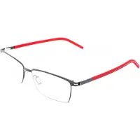 Safilo Lunettes de Vue SA 1075 53/17/145 Matt grey red Stainless steel MAN SA 1075