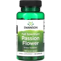 Swanson Health , Passiflore Spectre Complet, 500 mg, 60 Gélules