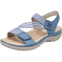 Rieker Sandales 'Sandalen Plat' bleu
