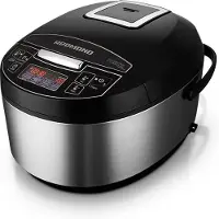 REDMOND RMC-M4512, Cuiseur vapeur + cuiseur à riz, Noir