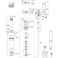 RockShox Sidluxe Ultimate 2 Positions Remote Outpull Std/std A2 Shock Absorber Argenté 37.5 mm / 190 mm