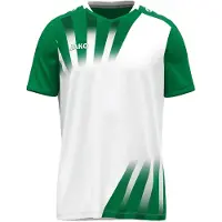Jako Maillot Enfants Vintage KA - 4245, Couleur:blanc/vert, Taille:164