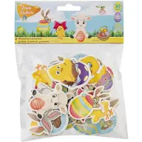 Grafix Autocollants en mousse Pâques, 30 pcs. (1x)