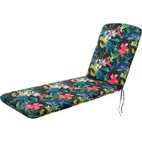 Hobbygarden Coussin d'assise "Amelia" ( 60×113×72 cm ) - 6 cm d'épaisseur | Coussin d'assise, coussin de meubles de jardin, pour chaises ou chaise longue |