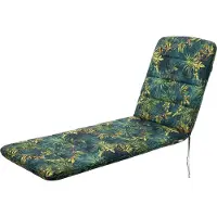 Hobbygarden outdoor/indoor, Coussin de siège, Coussin pour meubles de jardin, pour chaise ou chaise longue, coussin, canapé, 121 x 50 x 6 cm, Herbe verte