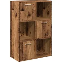 vidaXL Bibliothèque vieux bois 60,5x30x90 cm bois d'ingénierie