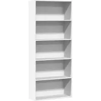 vidaXL Bibliothèque blanc 80x30x189 cm bois d'ingénierie