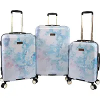 Juicy Couture Set Valigie Rigide Stampate, Valise, Violet