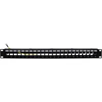 Televes UFB24RJ-A Façade 19z1HE avec support de câbles 24xRJ45 (UFB24RJ-A)