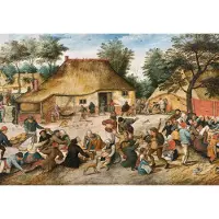 Grafika Puzzle Brueghel Le Repas de Noce 1568 1000 pièces puzzle d'art