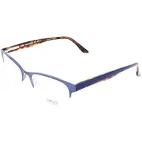 Safilo Lunettes de Vue SA 6033 51/17/140 Matt blue blue havana Stainless steel WOMAN SA 6033
