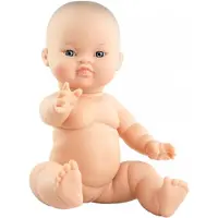 Paola Reina Poupée Gordi fille asiatique noire 34cm Poupée jouet