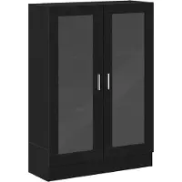 vidaXL Bibliothèque chêne noir 82,5x30,5x115 cm bois d'ingénierie