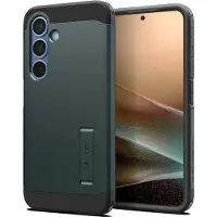 Spigen Coque Tough Armor MagSafe Samsung Galaxy S25 Plus - Abyss Green