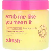 B.fresh , Gommage Corporel au Sucre et au Beurre de Karité, Punch Ananas, 16 oz (453 g)