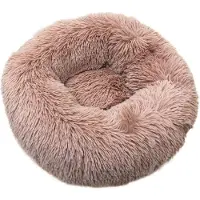 Nobby Kuschelbett Donut Classic "ESLA" altrosa; D x H: Ø 90 x 29 cm