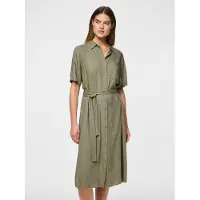 Pieces Robe-chemise 'PCPia' olive
