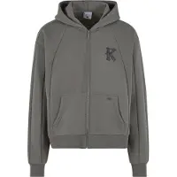 Karl kani Veste de survêtement anthracite / gris foncé