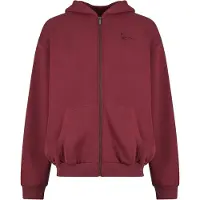 Karl kani Veste de survêtement 'Essential' bordeaux / noir