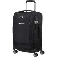 Samsonite Re-Lite Trolley mit 4 Rollen erweiterbar 55cm, Valise, Noir