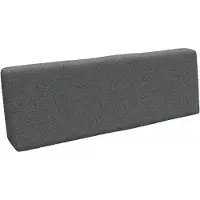 Pokar Coussin pour palette Coussins de palette avec housse amovible Canapé de palette, Taille:Coussin de dos 120 x 40, Couleur:Gris