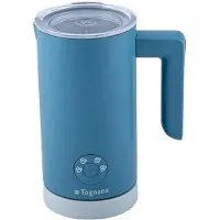 Tognana Porcellane D2DML01IRZU, mousseur/chauffe-lait automatique, bleu, acier inoxydable, 0,3 l, Blue Sugar Paper, chaud et froid