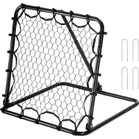 Vevor Filet de football à rebond, 86,4 x 86,4 cm, filet de but portable avec angle entièrement réglable, outils et équipement pour tous les âges