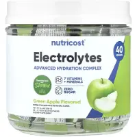 Nutricost Électrolytes, Complexe d'Hydratation Avancé, Pomme Verte
