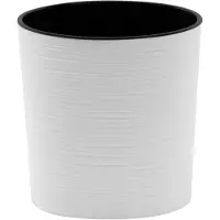 Siena Garden Jardinière Lens blanc plastique 25 cm (25 x 25.50 cm)