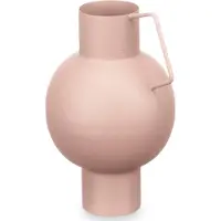 Giftdeco vase convexe en acier sable pastel