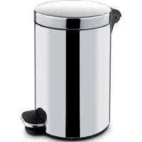 Hendi Poubelle ronde à pédale avec bac intérieur, , 30 L, Ø 300 x (H) 650 mm