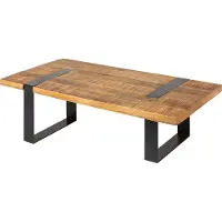 Invicta Table basse 100 cm en bois, design moderne pour le salon - ACHETER MAINTENANT