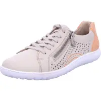 Rieker Chaussure à lacets crème / orange
