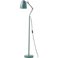 Superliving Lampadaire métal "Dynamo" mat menthe foncé