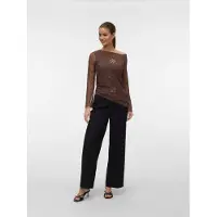 Vero Moda T-shirt 'VMCara' or / taupe