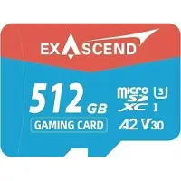 EXASCEND Gaming UHS-I Micro 512 GB Carte mémoire