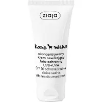 Ziaja Goat'S Milk Spf20 Concentrated Face Moisturizing Cream Score Dry Prone To Wrinkles 50Ml (SPF 20, 50 ml)