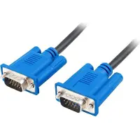 Lanberg Ca-vgac-10cu-0050-bk Câble Vga 5 M Vga (d-sub) Noir, Bleu