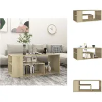 vidaXL Table basse Chêne Sonoma 100x50x40 cm Bois composite - Tables basses