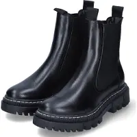 Tamaris Chelsea Boots 'Stiefel Damen 1-25491-41 001 Echtleder in schwarz' noir
