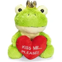 Beeztees 3x Roi Grenouille (Jouet en peluche pour chiens)