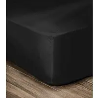 Lovely Home Drap Housse Lovely Home Noir 140 x 190 cm