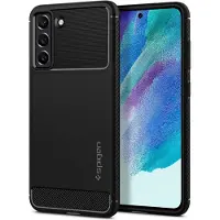 Spigen Rugged Armor Samsung Galaxy S21 FE Back Cover Noir