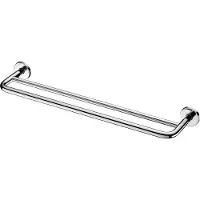 Delabie Porte-serviettes 2 barres D20 L600mm,inox hgl.pol.