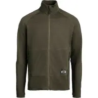Lundhags Tived Merino Full Zip M, couche intermédiaire, vert